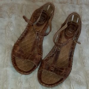 Ariat shalimar leather heel sandals Boho sandals